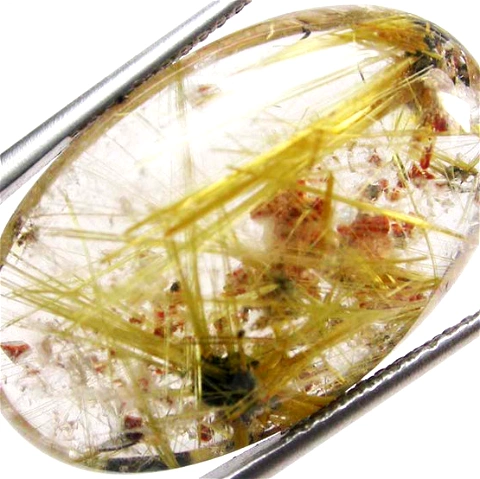 Rutilated Quartz "Star Burst" Gemstone - Image 3