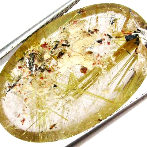 Rutilated Quartz "Star Burst" Gemstone