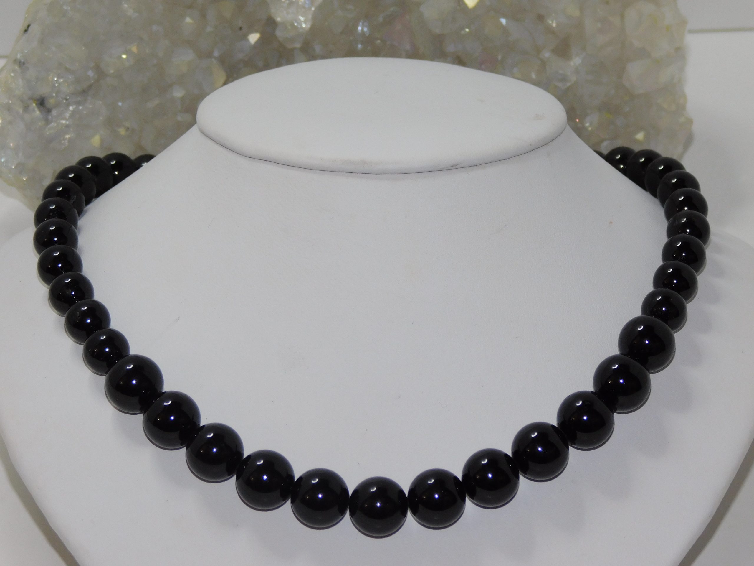 Tourmaline Black Unisex Necklace