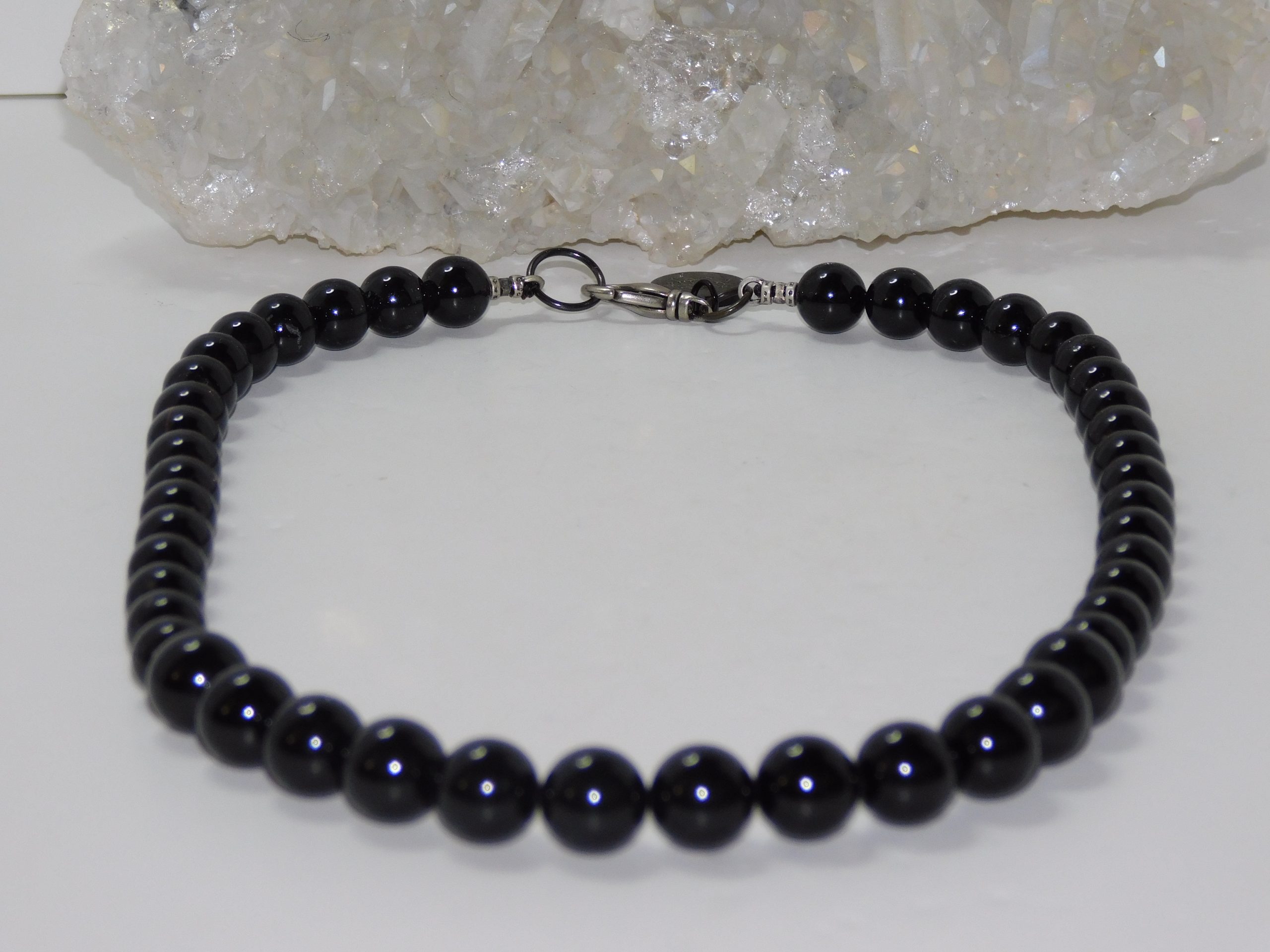 Tourmaline Black Unisex Necklace - Image 2