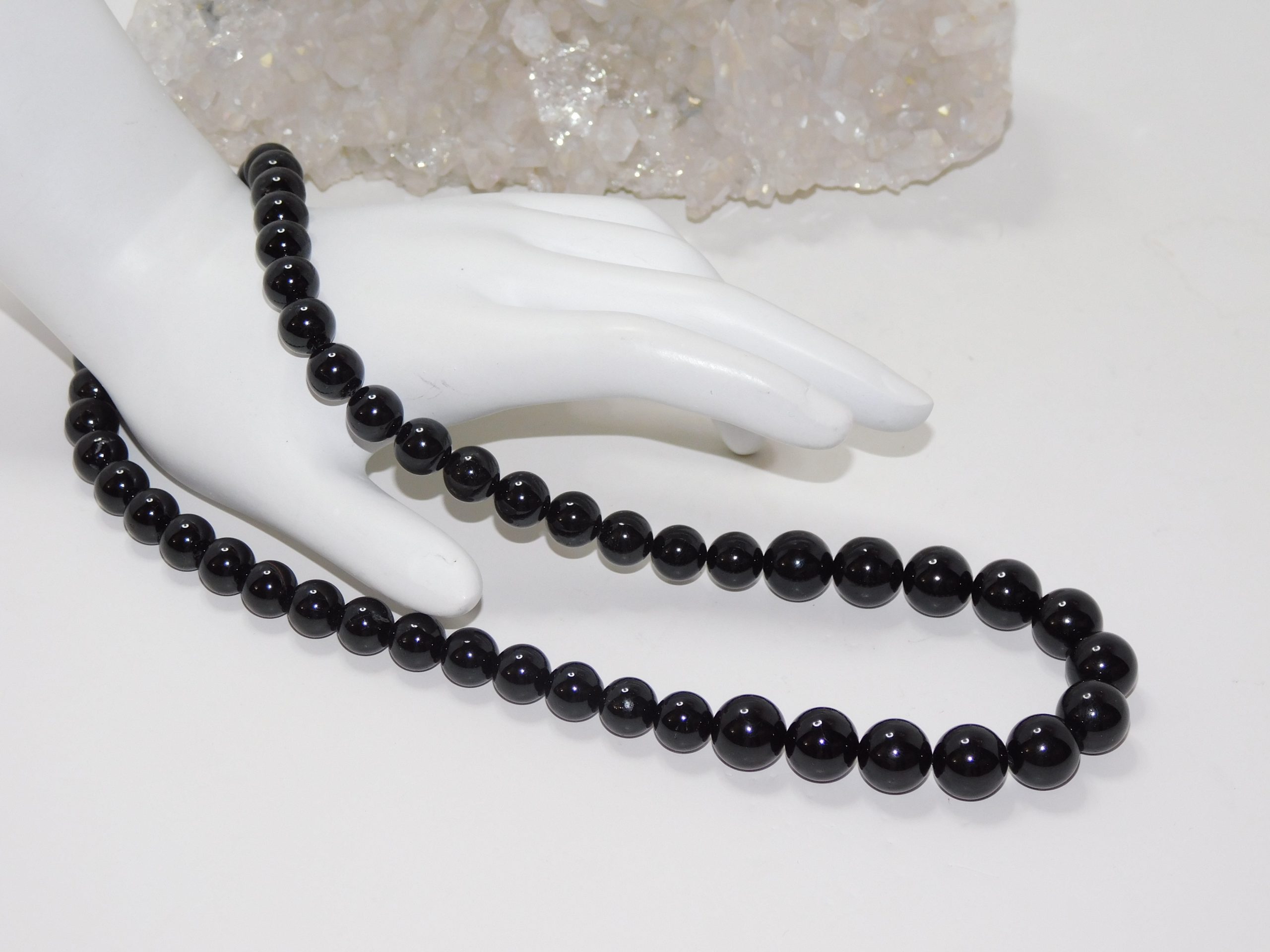 Tourmaline Black Unisex Necklace - Image 3