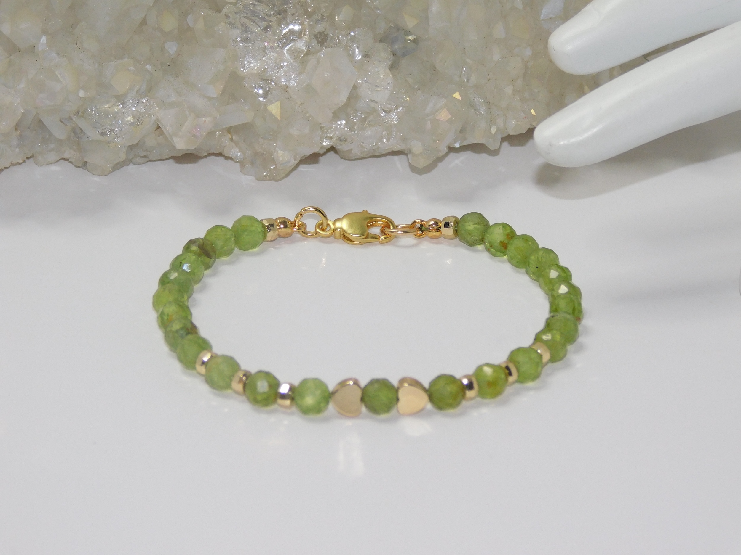 Peridot Ladies Cord Bracelet - Image 6