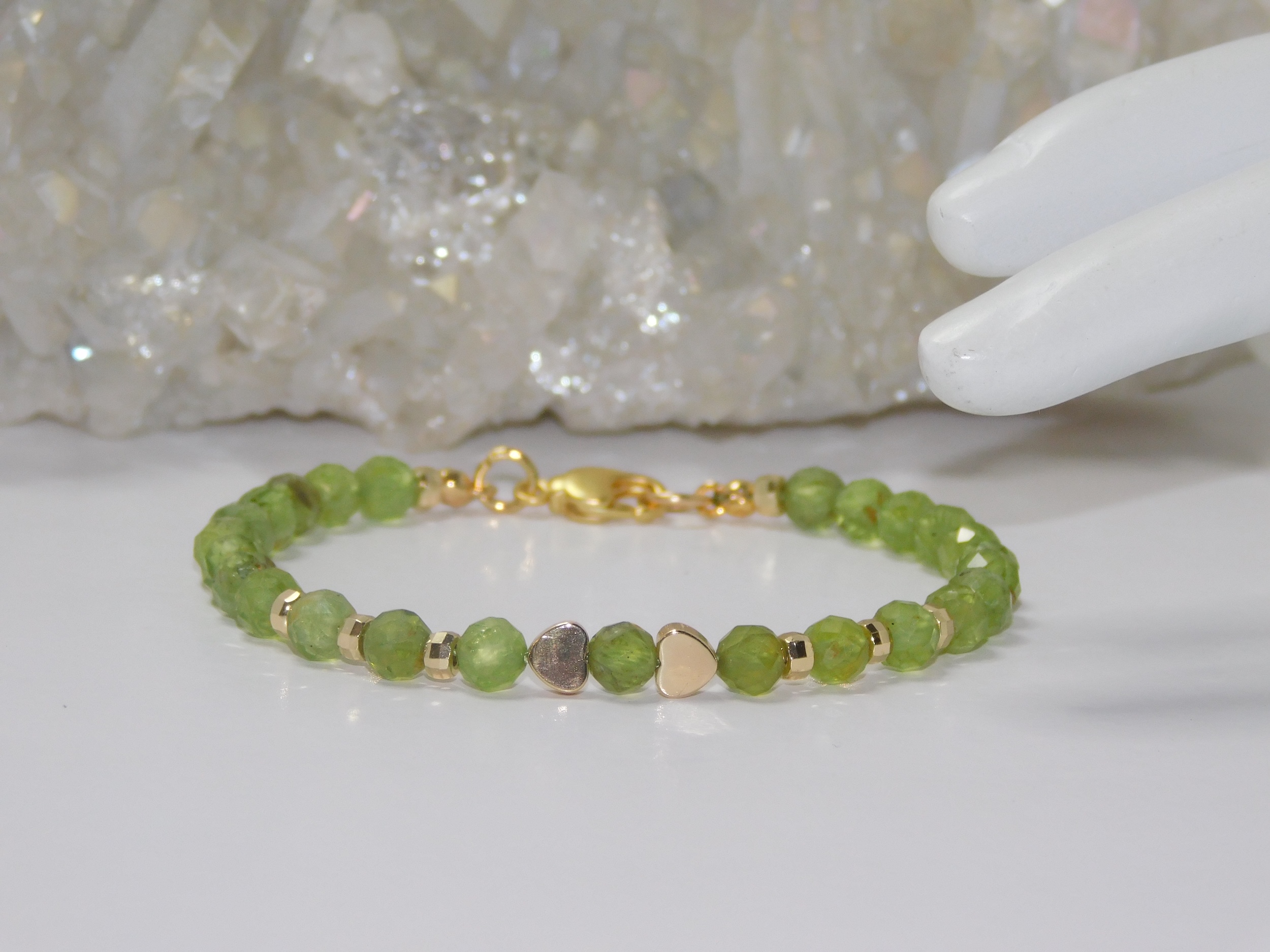 Peridot Ladies Cord Bracelet - Image 5