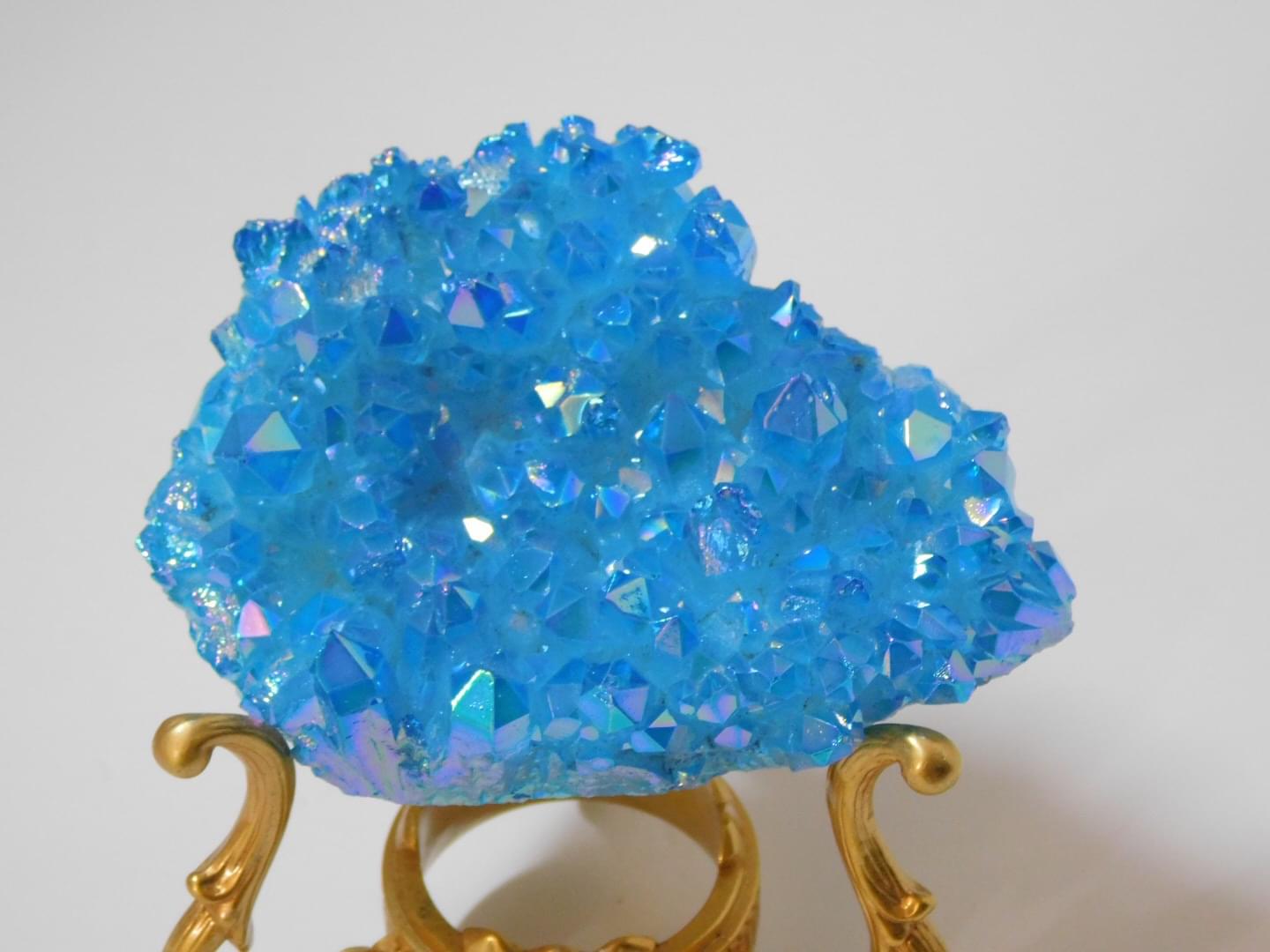 Aqua Aura Quartz Druze